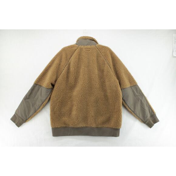 Wallace & Barnes Nordic Sherpa Fleece Jacket Men XXL Brown Shawl Collar Outdoors - Picture 3 of 8